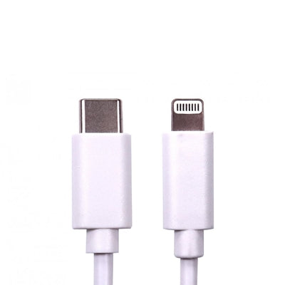 USB-C to Lightning Cable 2m White MFI Certified 9V 2.2A Fast Charge USB-C to Lightning Cable 2m White MFI Certified 9V 2.2A Fast Charge